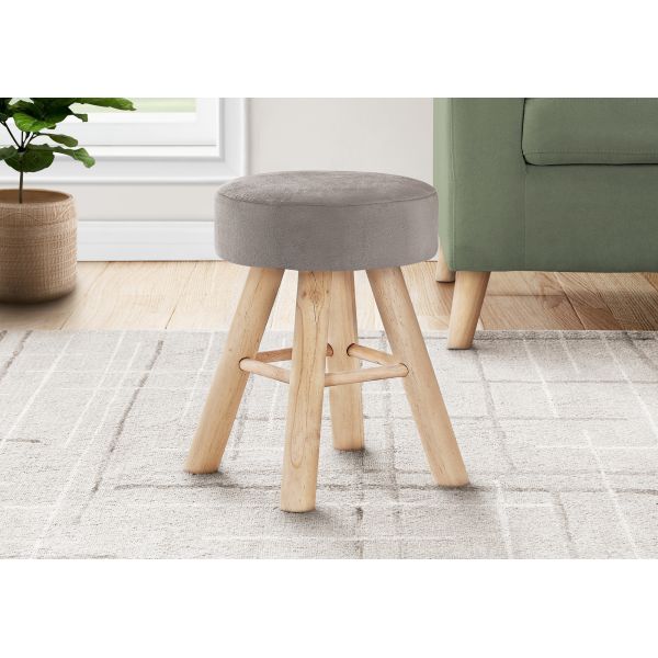 Ottoman， Pouf， Footrest， Foot Stool， 12