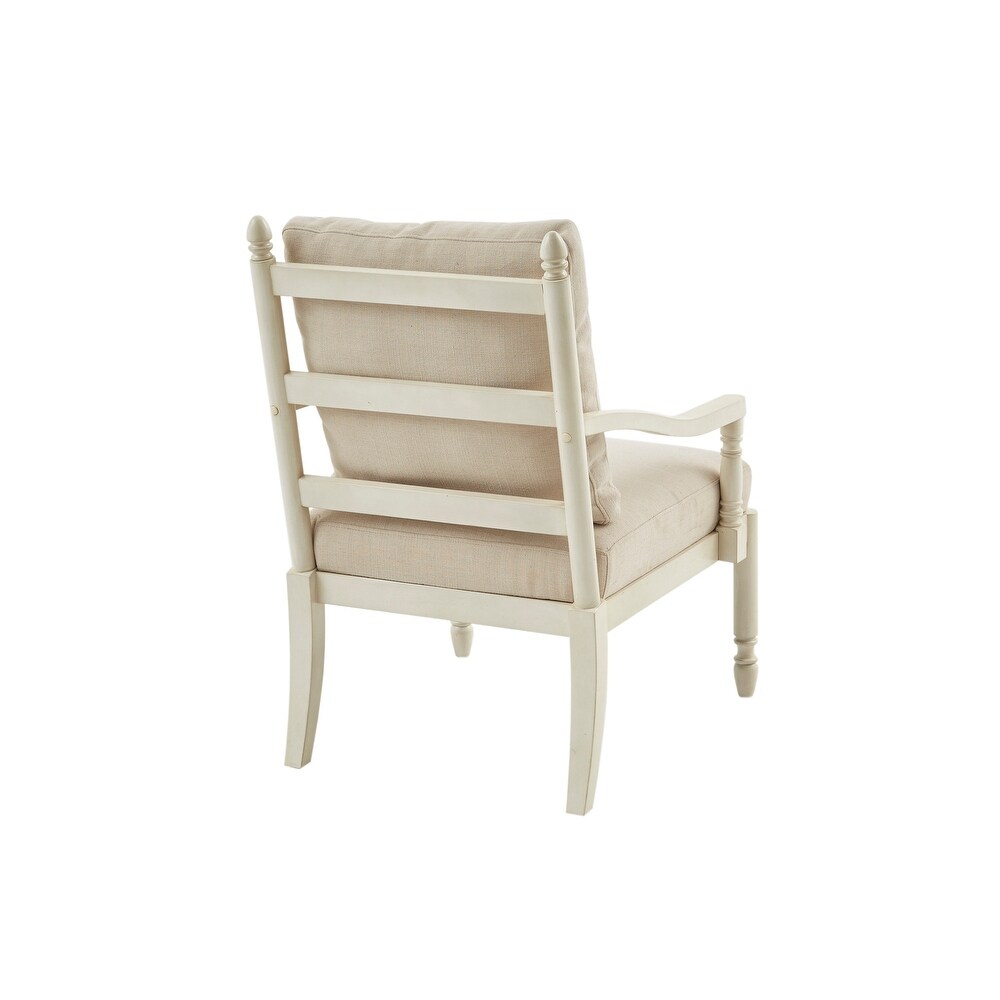 Braxton Cream Accent Chair by Martha Stewart