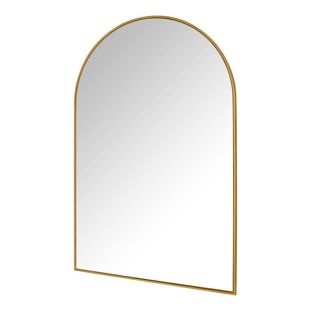 Home Decorators Collection Large Arched Gold Classic Accent Mirror (39 in. H x 26 in. W) H5-MH-725