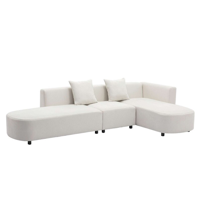 Luxury Modern Style L shaped Upholstery Sofa