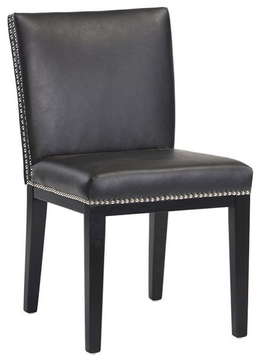 Marland Dining Chair Black  Set of 2   Transitional   Dining Chairs   by Virgil Stanis Design  Houzz