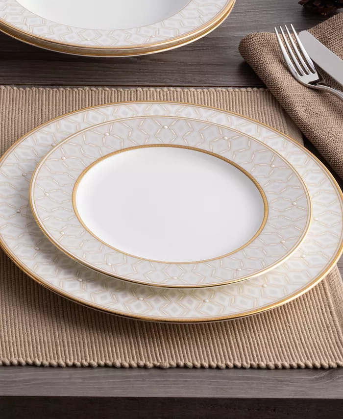 Noritake Noble Pearl Set Of 4 Salad Plates 8-1 2