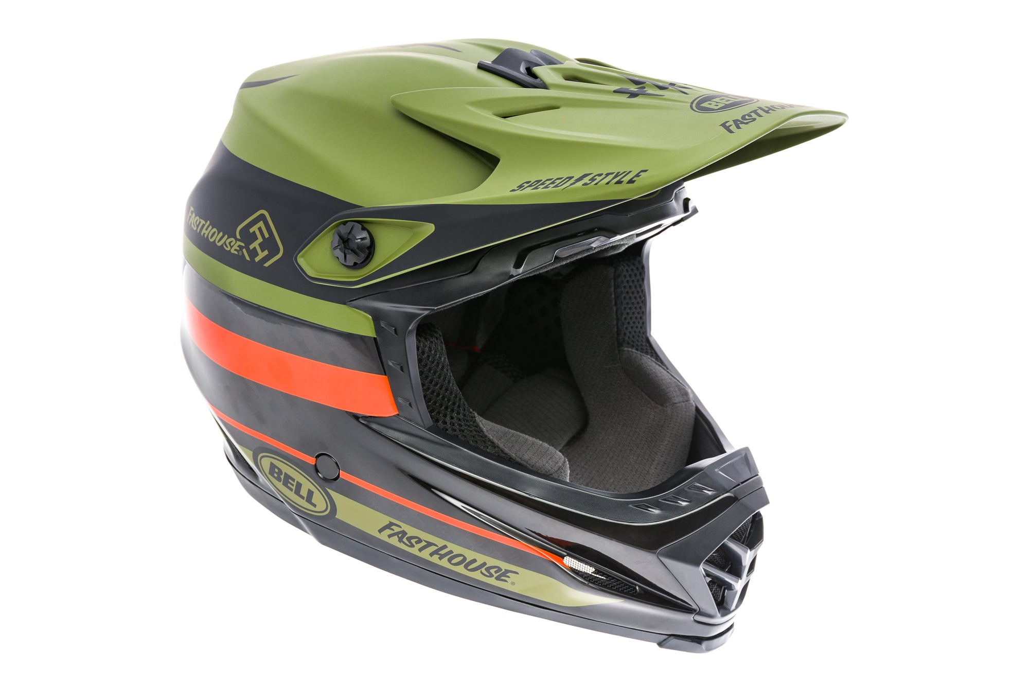Bell Full 9 Fasthouse Full Face Helmet Medium 55-57cm Green Orange