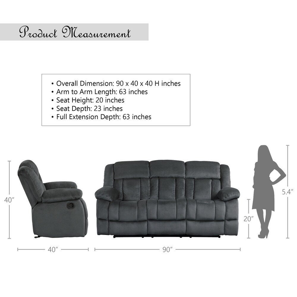 Brooks 2 Piece Reclining Living Room Set