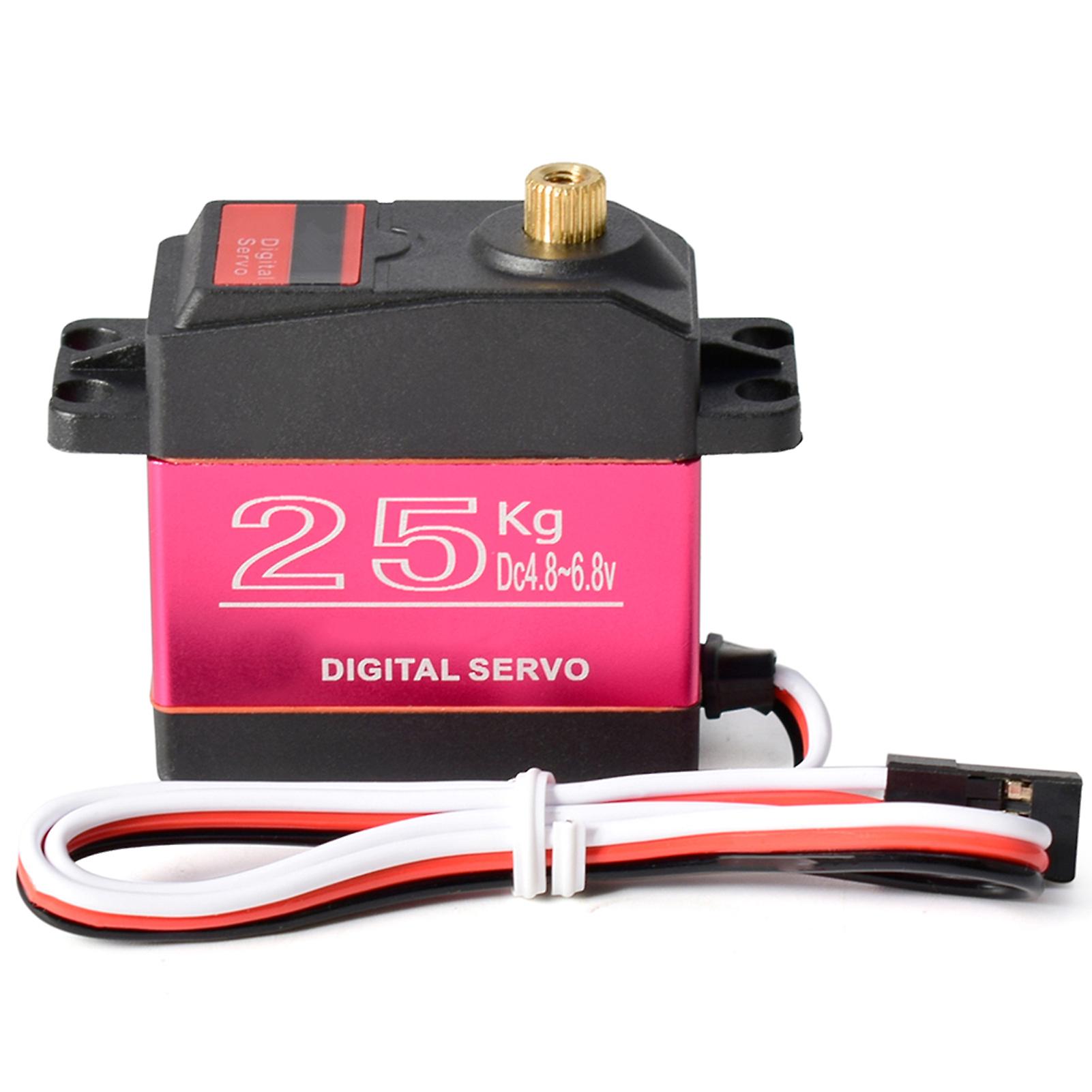 Digital Servo 25kg Metal Gear High Torque 270 Waterproof Replacements For Hsp Hpi 1/8 1/10 Baja Rc Cars