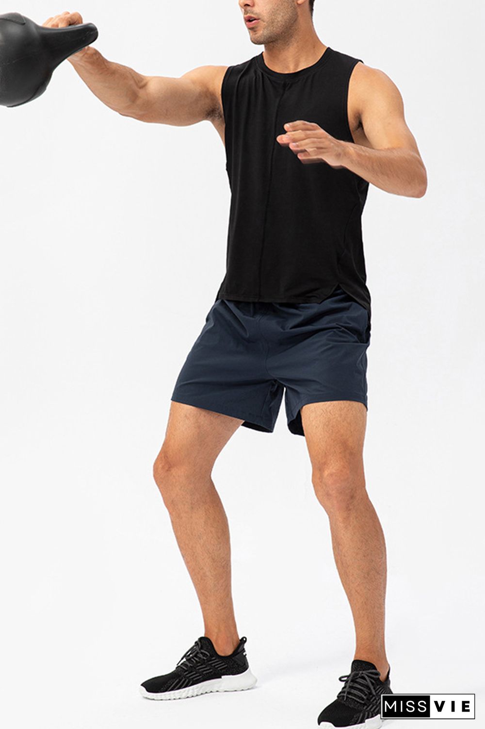 Plain Breathable Men's Quick Dry Gym Tank Top