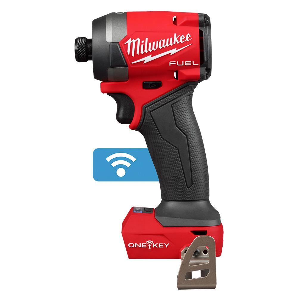 MW M18 FUEL ONE-KEY 18V Lithium-Ion Brushless Cordless 14 in. Hex Impact Driver (Tool-Only) 2957-20