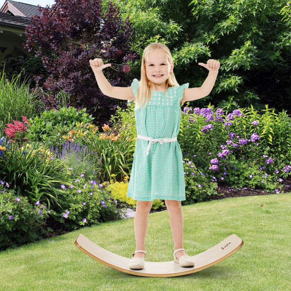 Costway 74856291 15.5 Inch Wobble Board for Kids a...