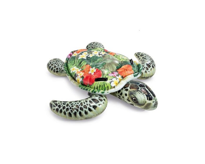 Intex Realistic Sea Turtle Ride-on Pool Float - 57555EP