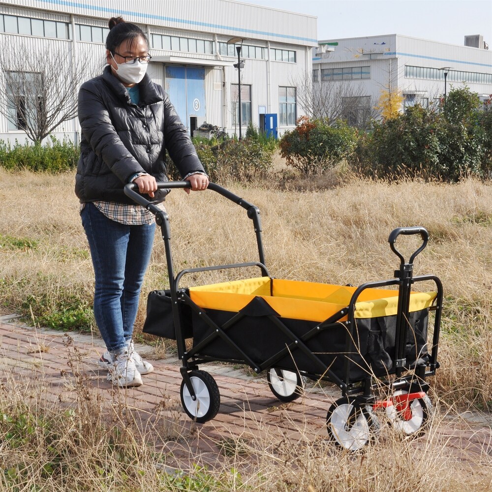 Folding wagon Collapsible Outdoor Utility Wagon