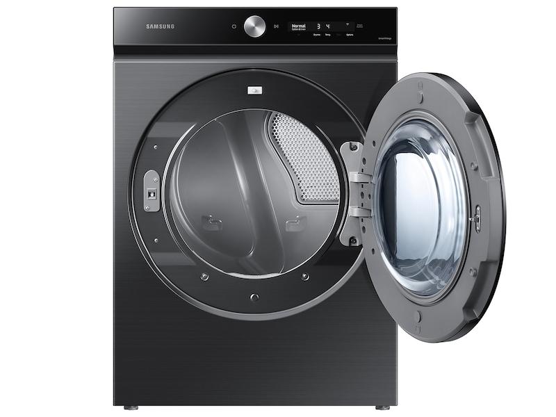 Samsung DVE53BB8700V Bespoke 7.6 Cu. Ft. Ultra Capacity Electric Dryer With Super Speed Dry And Ai Smart Dial In Brushed Black