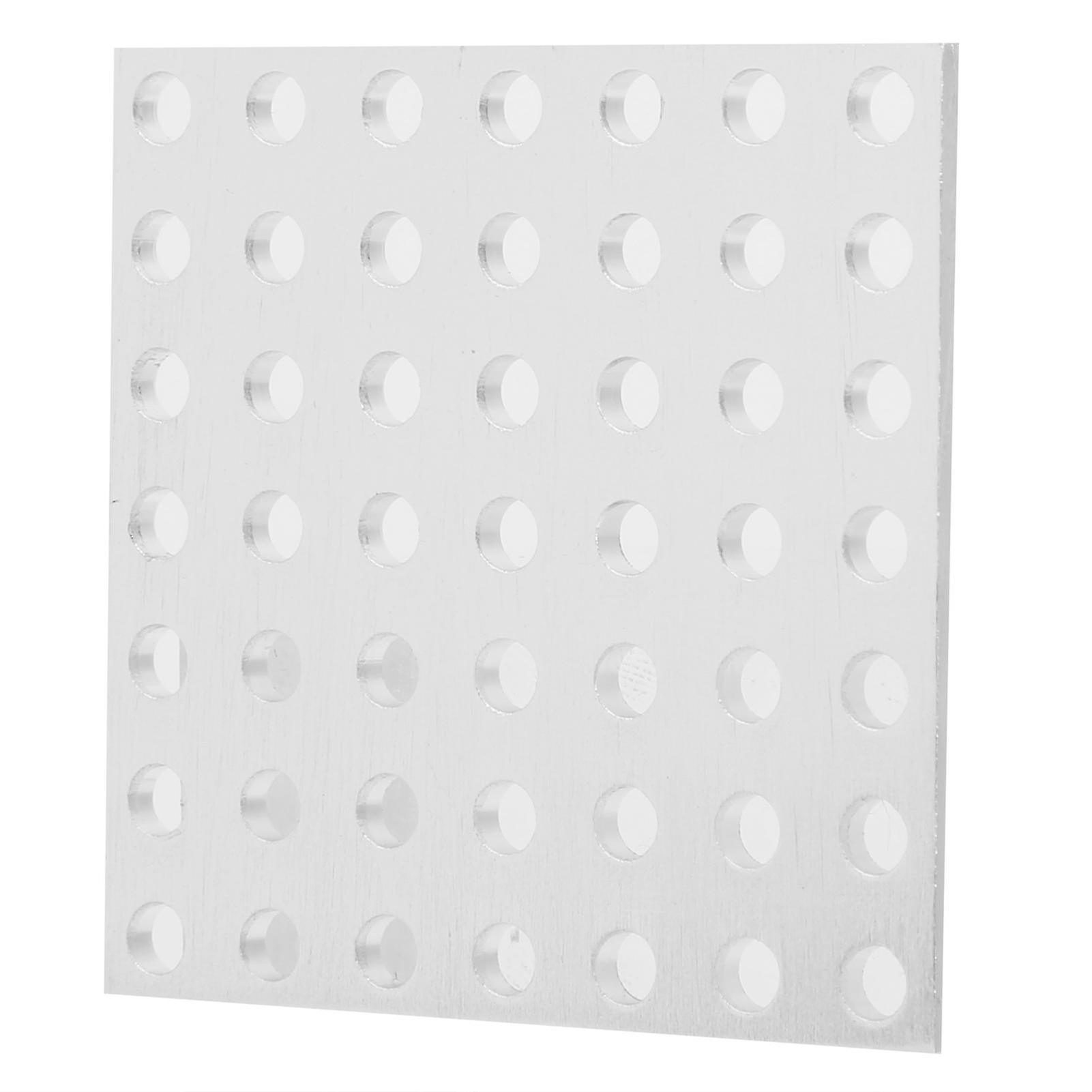3116‑0056‑0056 Aluminum Grid Plate Board with Excellent Strength to Weight Ratio 7 x 7 Holes