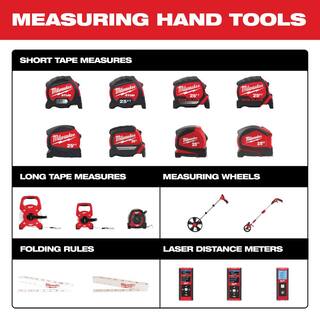 MW 25 ft. x 1-516 in. Wide Blade Magnetic Tape Measure with 17 ft. Reach 48-22-0225M