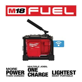 MW M18 FUEL Cordless Drain Cleaning Sewer Sectional Machine Kit with 78 in. Cable with Attachments 2818A-21