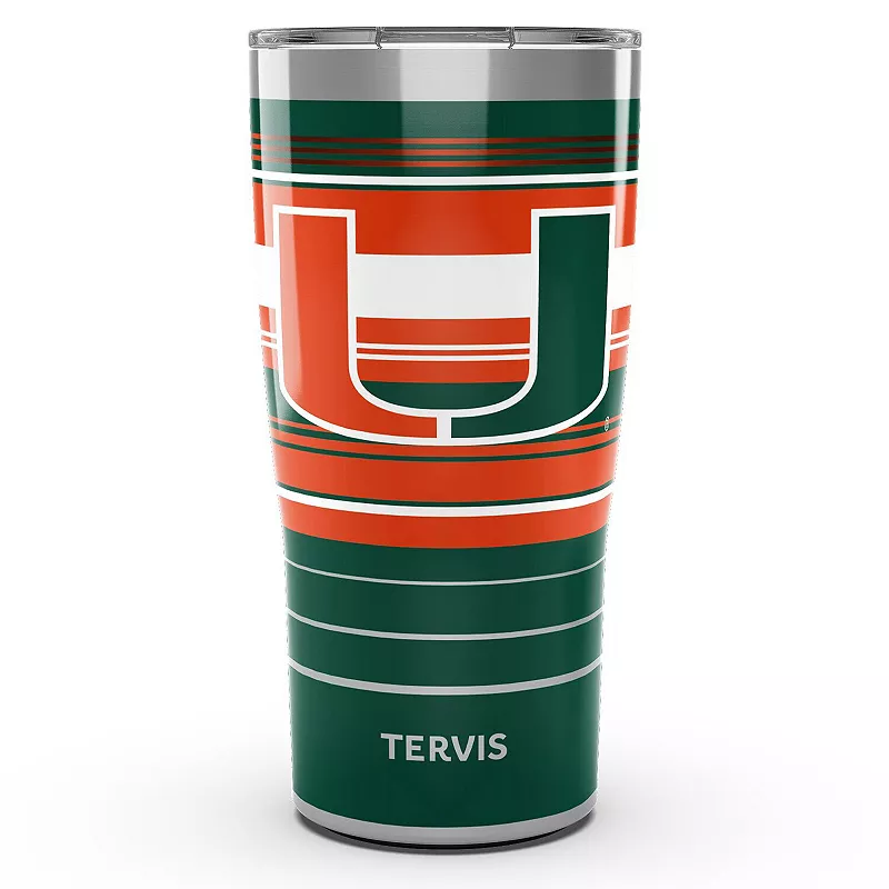 Tervis Miami Hurricanes 20oz. Hype Stripe Stainless Steel Tumbler