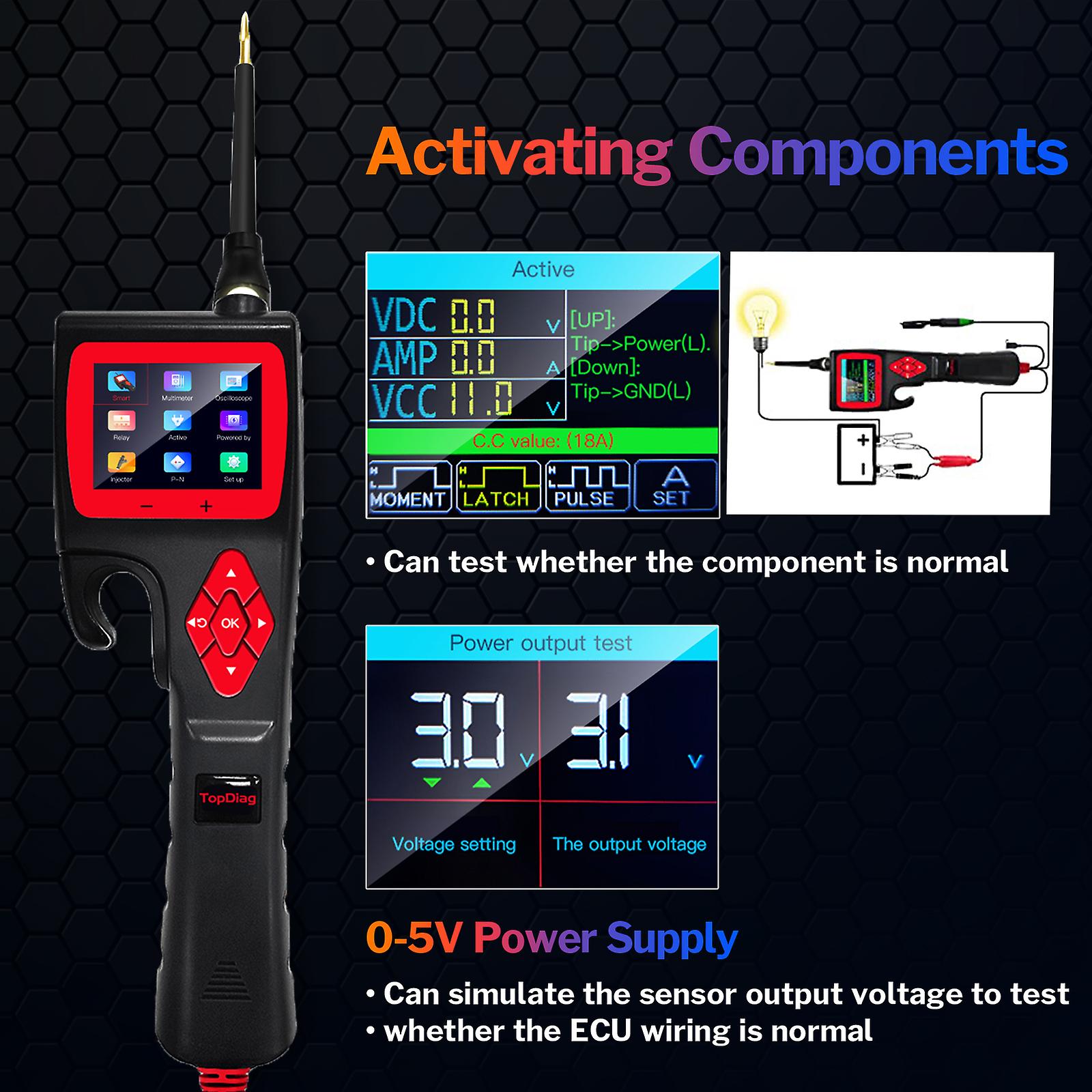 P200 Power Scan Car Electric Probe Circuit Tester