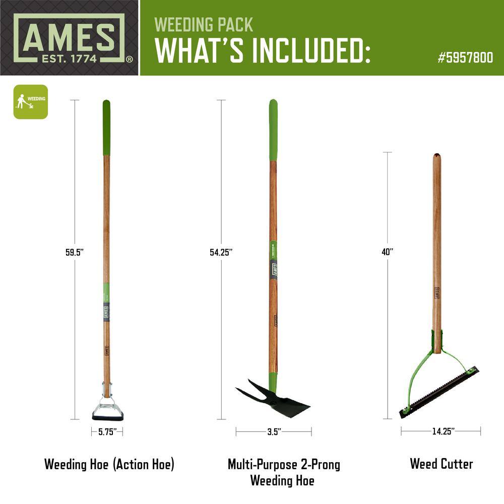 Ames Weeding Garden Tool Set (Set of 3) 5957800