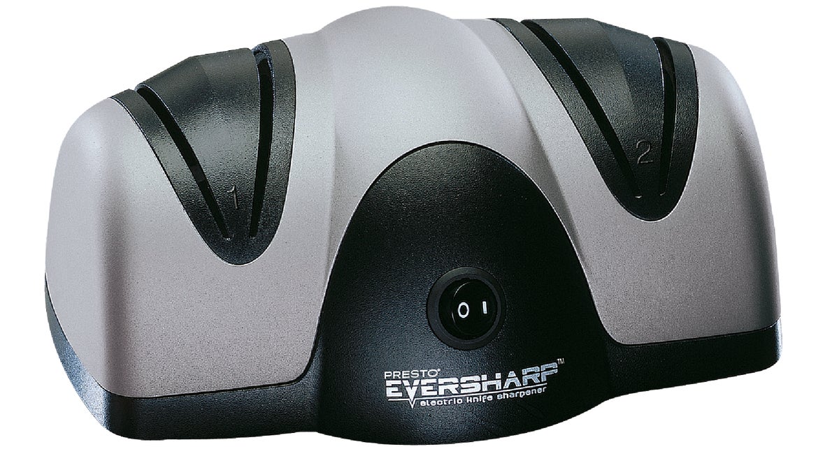 Presto EverSharp 2-Stage Electric Knife Sharpener Gray Black