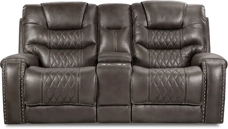 Desert Gray Power Reclining Loveseat