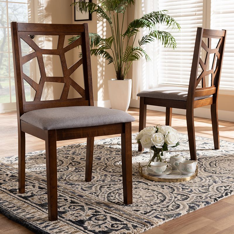 Baxton Studio Abilene Dining Chair 2-piece Set