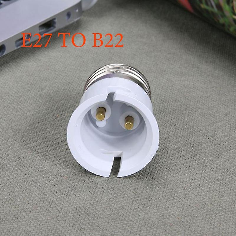 From E27 To B22 Led Halogen Cfl Light Bulb Lamp Adapter Anti-burning Pbt Bg1 Light Lamp Holder