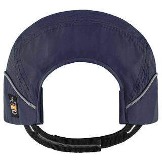 Skullerz 8955 Short Brim Navy Lightweight Bump Cap Hat 8955