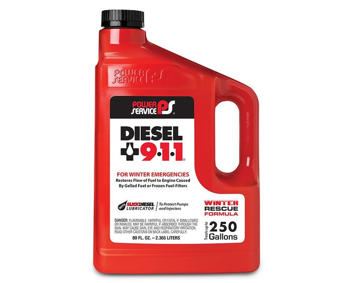 Power Service 911 Diesel Fuel Supplement Treatment， 2-1/2 Quart - 08080-06