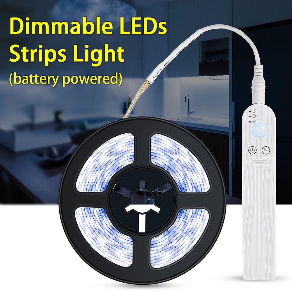 Dimmable Leds Strips Light Pir Motion Sensor 3 Meters 180leds Rope Light For Tv Computer Desktop Background Home Kitchen Decorative Lighting