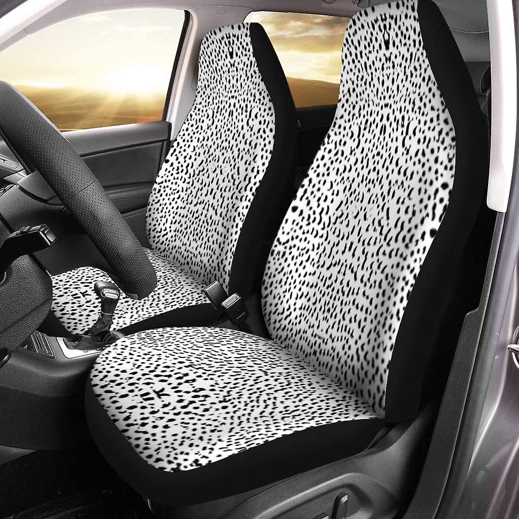 Set Of 2 Car Seat Covers Color Grid Universal Auto Front Seats Protector Fits For Car，suv Sedan，truck D---46216