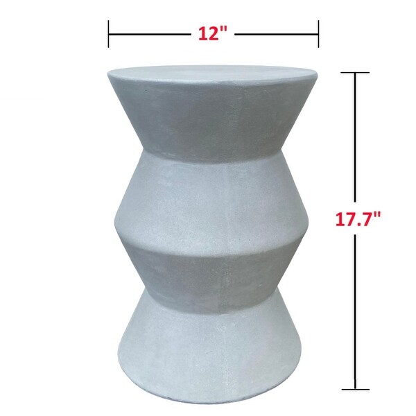 DreamPatio Alamanche Concrete Accent Stool