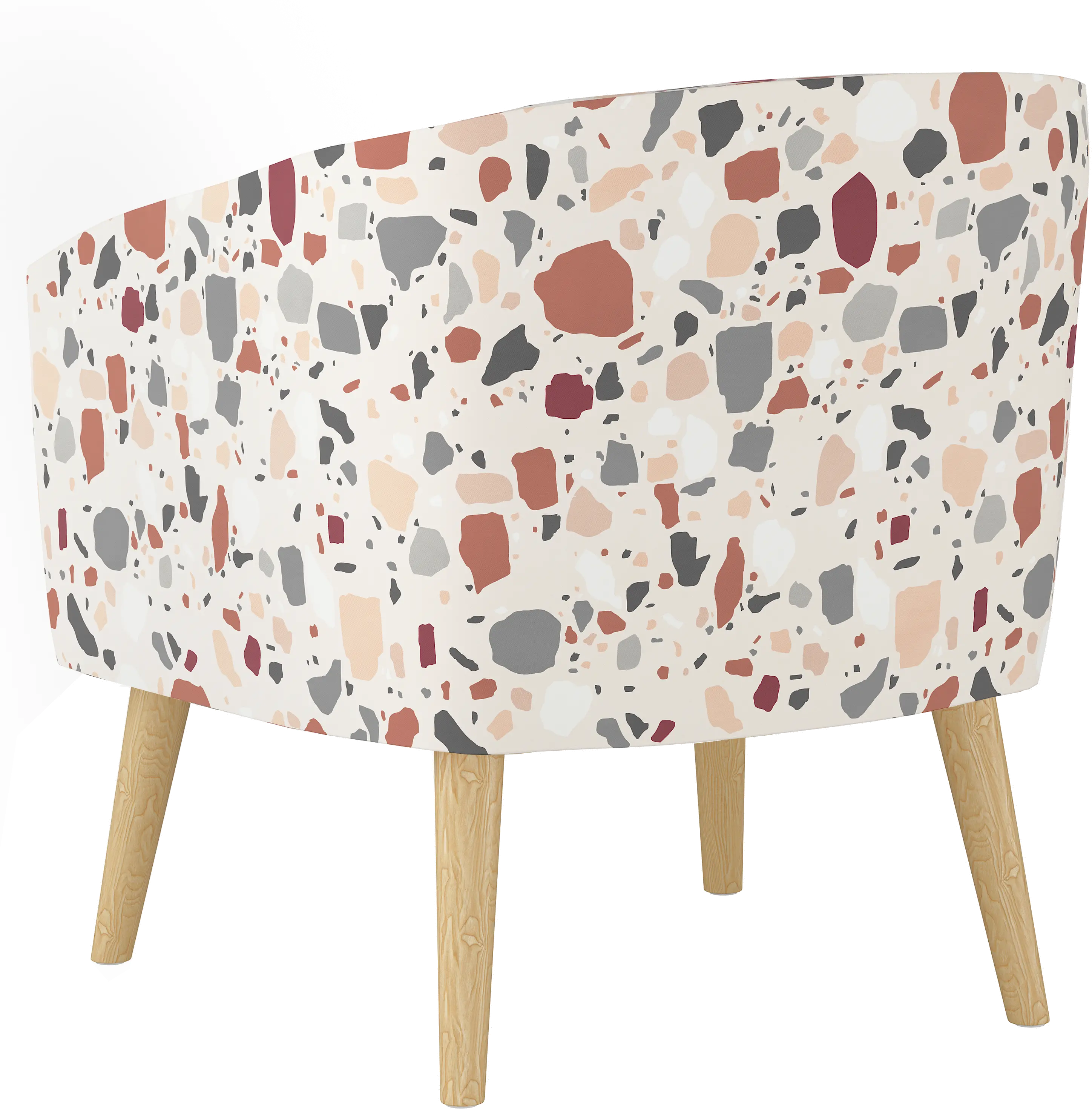 Deco Terrazzo Rust Accent Chair - Skyline Furniture