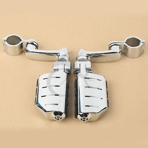 Born Pretty Tcmt Chrome 32mm 1-1/4andquot; Universal Highway Footpeg Footrest For Harley Kawasaki Harley Suzuki Engine Guard Crash Bar