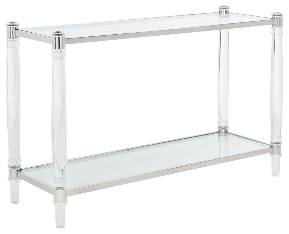 Safavieh Couture Isabelle Acrylic Console Table   Contemporary   Console Tables   by Safavieh  Houzz