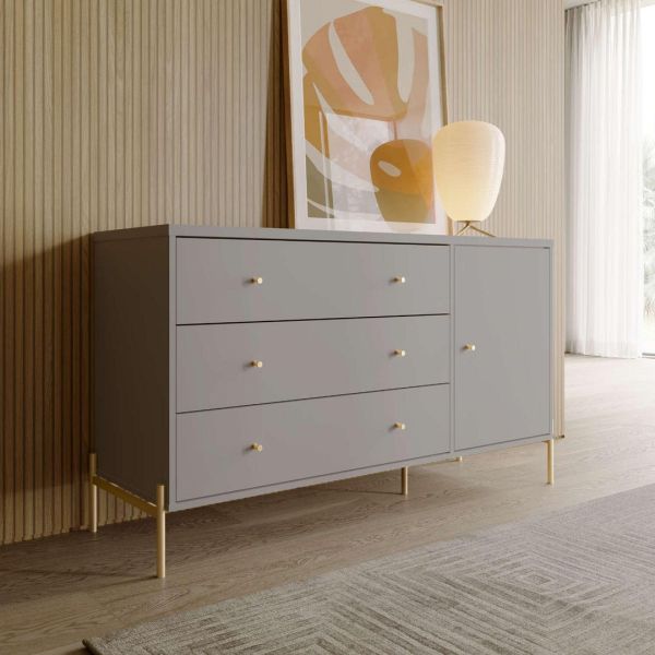 Jasper 54.68 Dresser in Grey Gloss