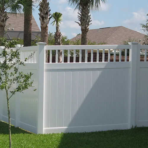 Easy to Install China Vinyl Fencing Supplies White Plastic PVC Vinyl Closed Top  Privacy Fence fence panels outdoor