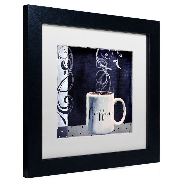 Trademark Fine Art color Bakery x27 cafe Blue I x27 Matted Framed Art