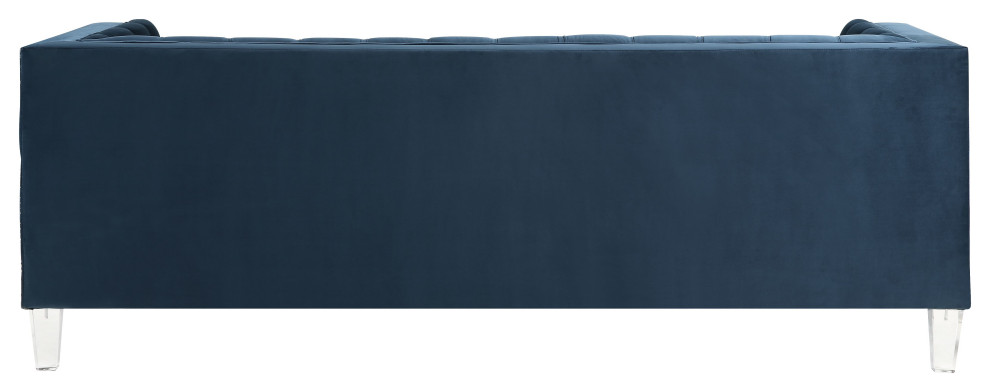 Ansario Sofa  Blue Velvet   Contemporary   Sofas   by Acme Furniture  Houzz