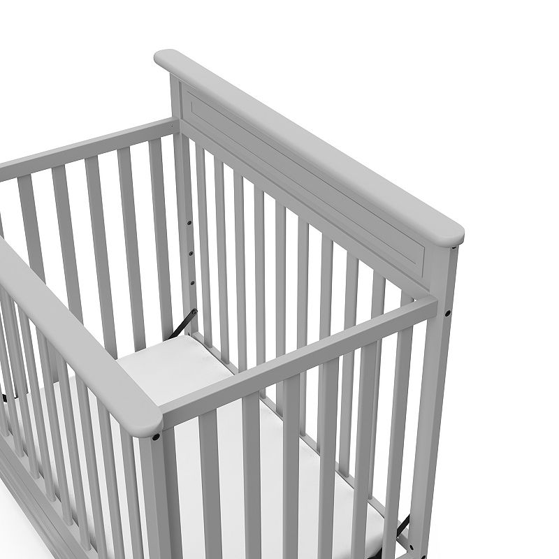 Storkcraft Petal 4-in-1 Convertible Mini Crib and Crib Mattress