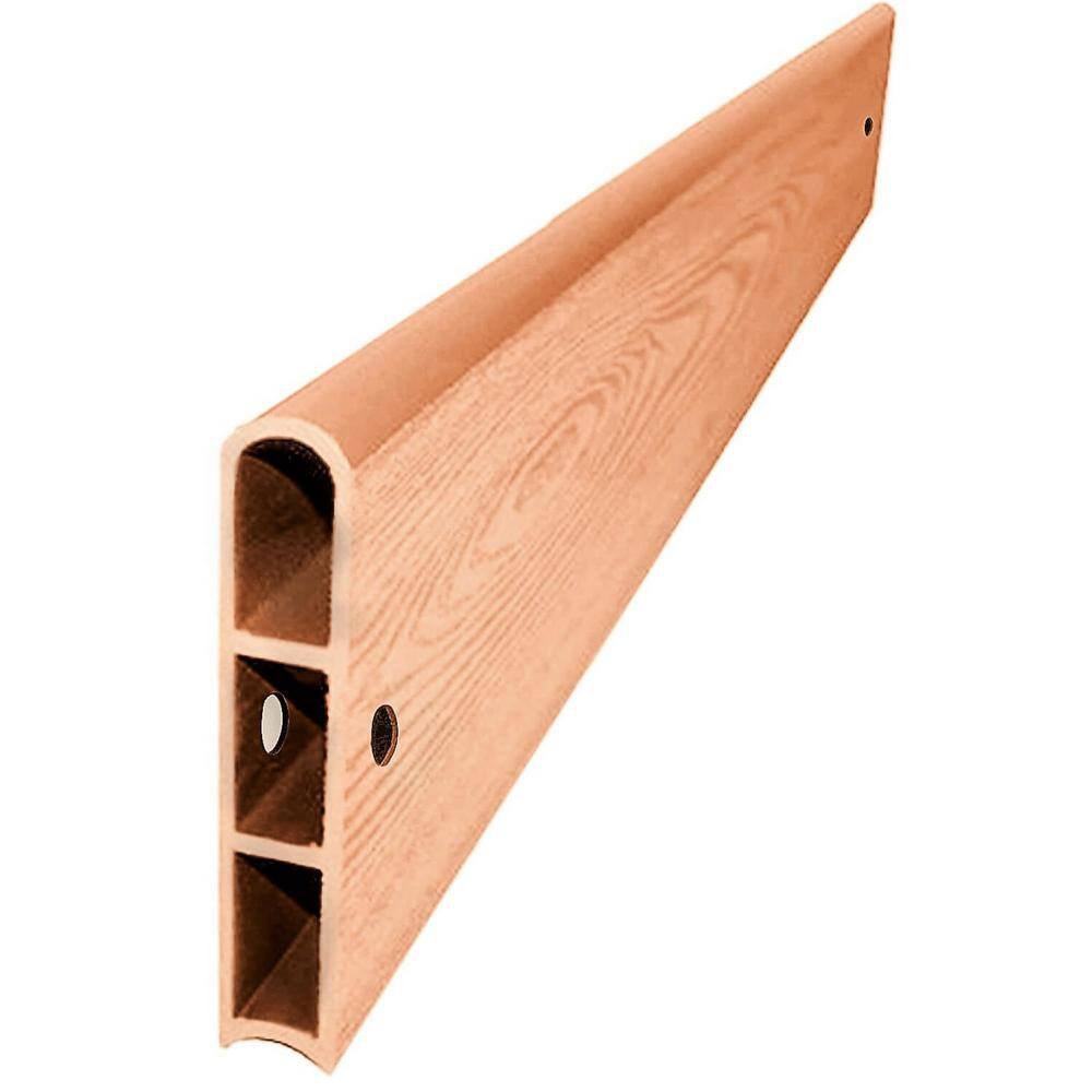 Frame It All 4 ft. x 4 ft. x 16.5 in. 1 in. Profile Classic Sienna Composite Tool-Free Raised Garden Bed 300003058