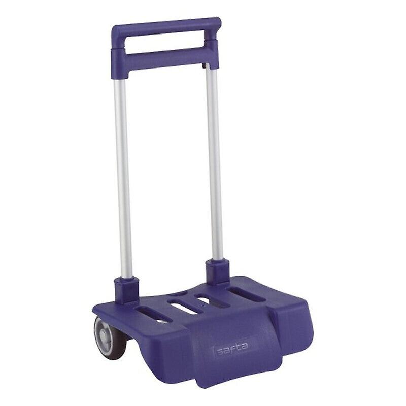 Folding backpack trolley safta navy blue awo60226