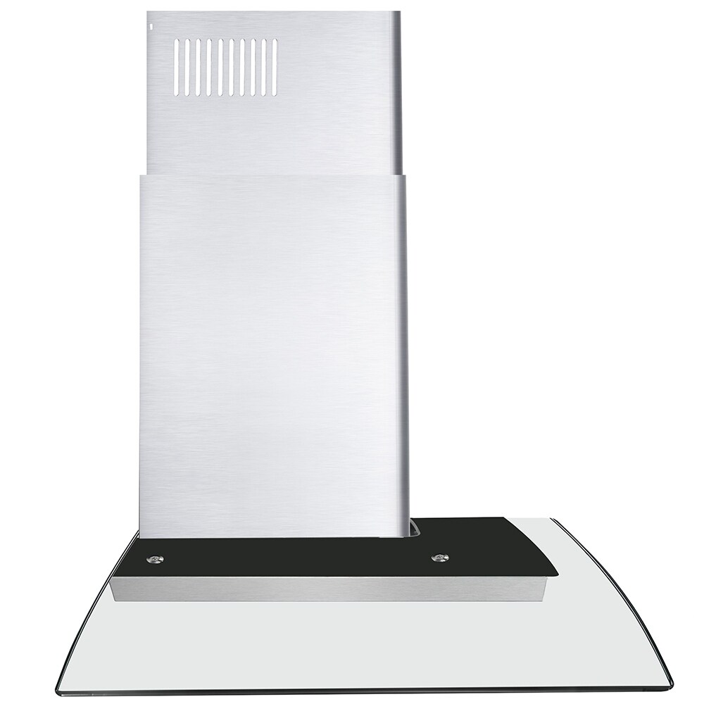 Cosmo 36 in. Ducted Wall Mount Range Hood in Stainless Steel with Touch Controls  LED Lighting and Permanent Filters