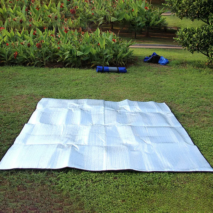 Suqian Hi Customer New s Outdoor Equipment 3 4 People Camping Portable Waterproof EVA Aluminum Film Mat 2M Lawn Seat