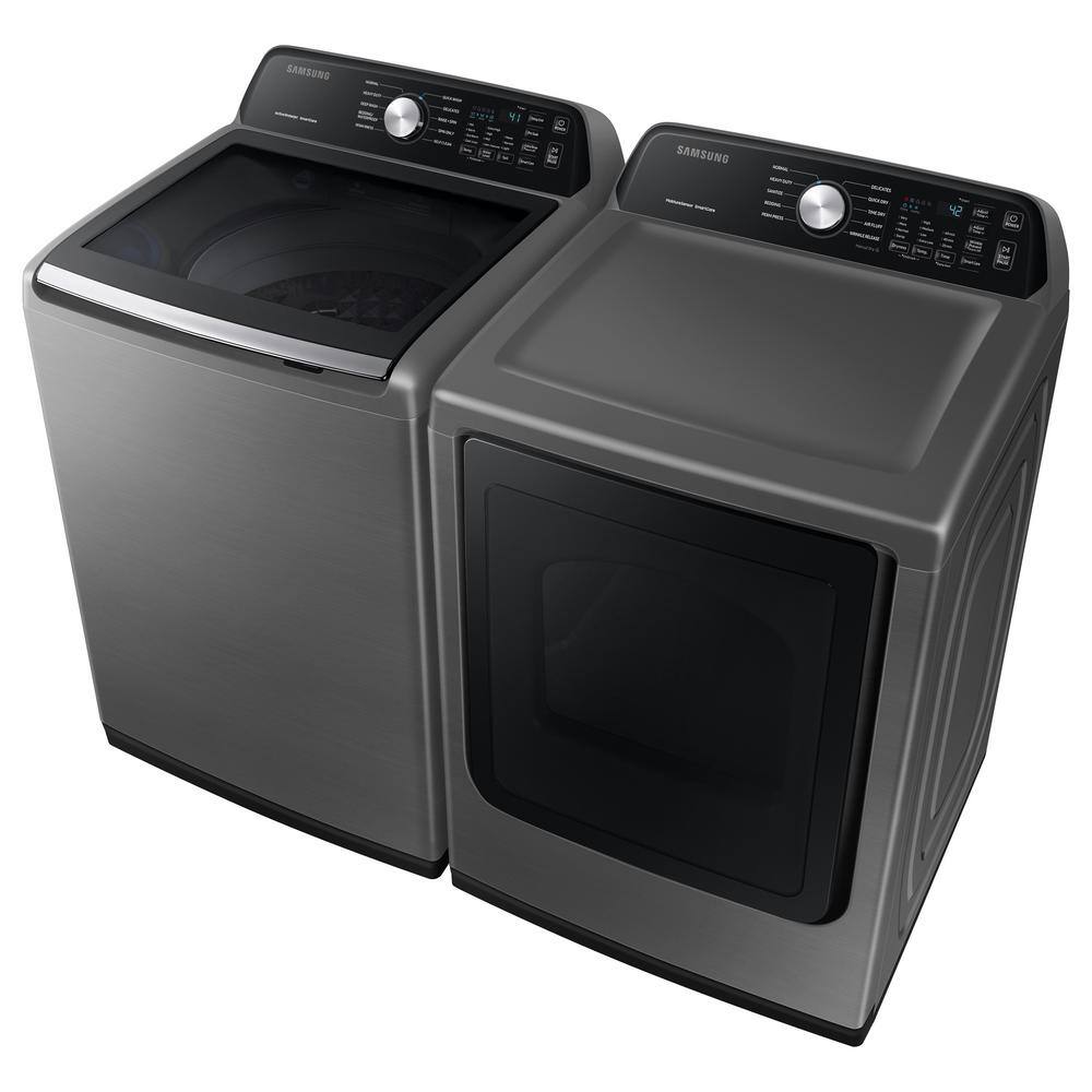  7.4 cu. ft. Vented Electric Dryer with Sensor Dry in Platinum DVE45T3400P