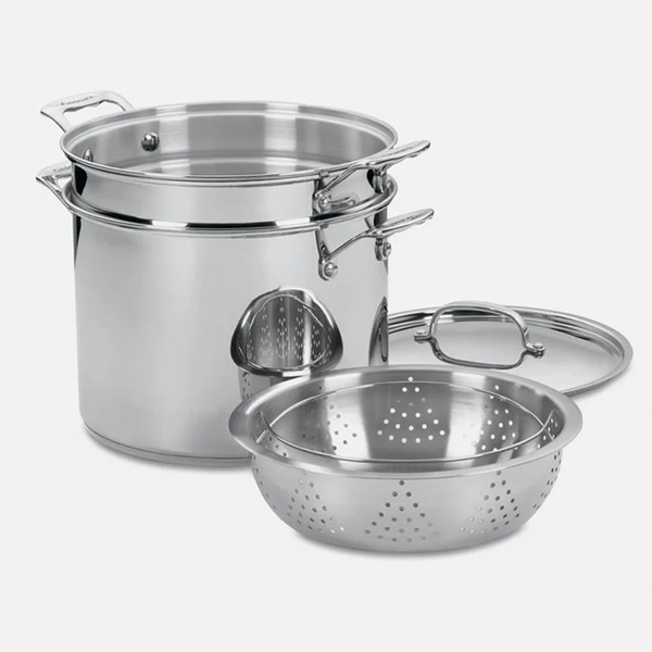 Cuisinart Chef's Classic 12 Quart Pasta/Steamer 4 Piece Set