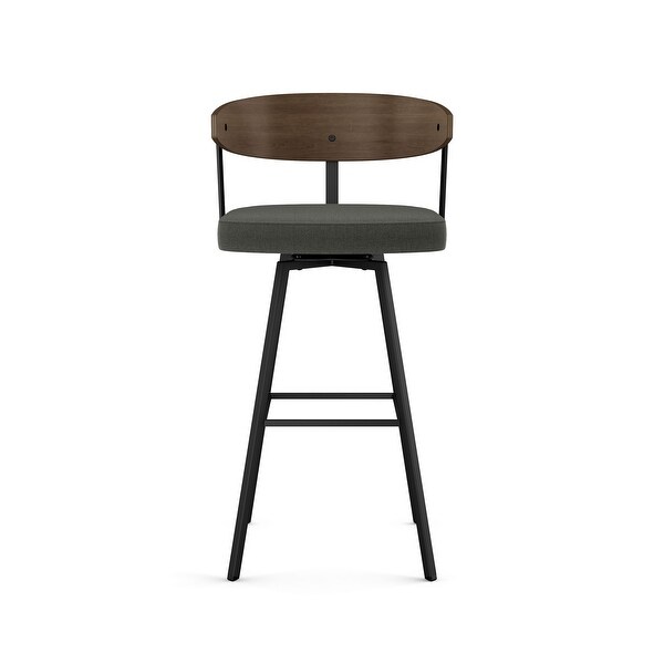 Amisco Quinton Swivel Counter and Bar Stool