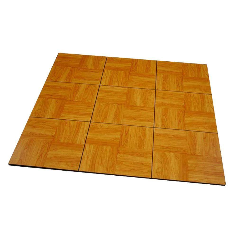 Greatmats Max Tile 12 in. W x 12 in. L Light Oak Waterproof Interlocking Modular Basement Vinyl Floor Tiles (20 sq. ft. 20-Pack) MAXTLOK20