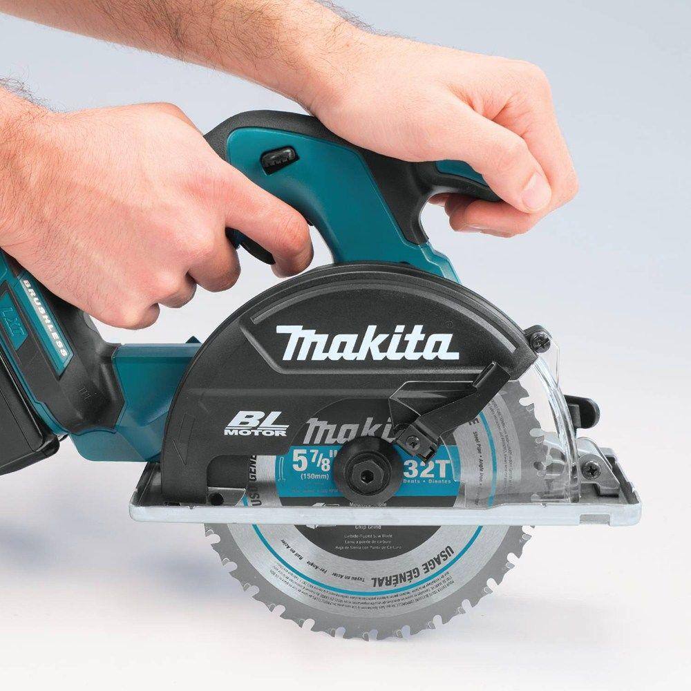 Makita 18V LXT Lithium-Ion Brushless 5-78 in. Cordless Metal Cutting Saw (Tool-Only) XSC02Z