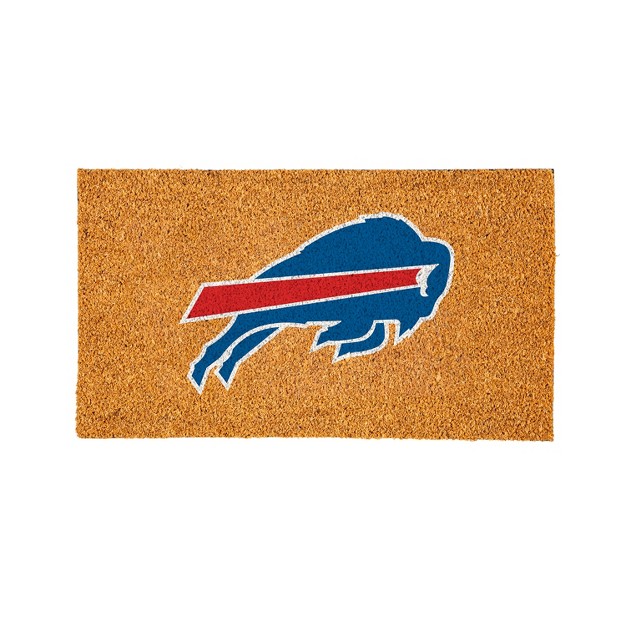 Evergreennflbuffalo Bills Logo Natural Coir 28 X 16 Inches Indoor Outdoor Doormat