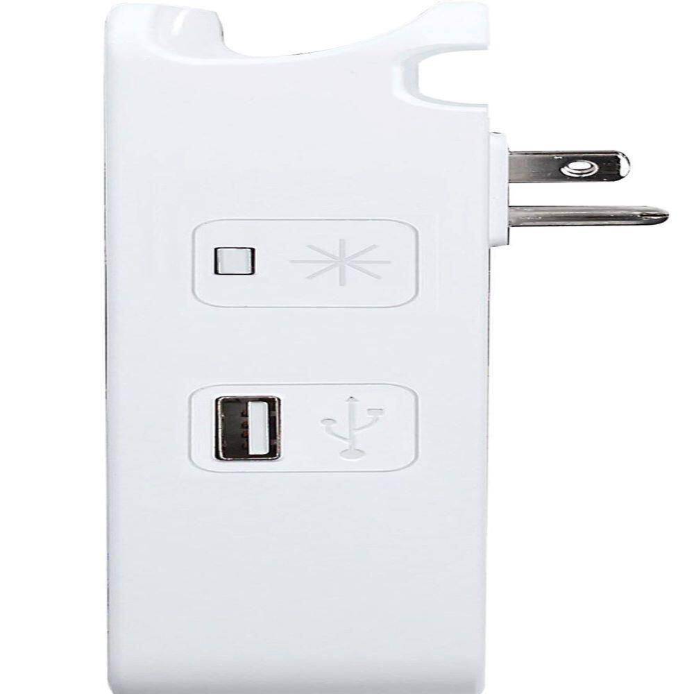 Power 360- 6-Outlet Wall Tap with Charging Station 6.8 inches P360-DOCK