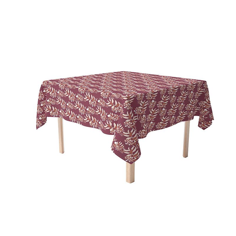 Square Tablecloth， 100% Polyester， 60x60， Autumn Branches